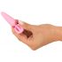 Cuties Mini Butt Plug - silikonowe dildo analne - różowe (2,1 cm) 