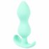 Cuties Mini Butt Plug - silikonowe dildo analne - miętowe (2,3 cm) 