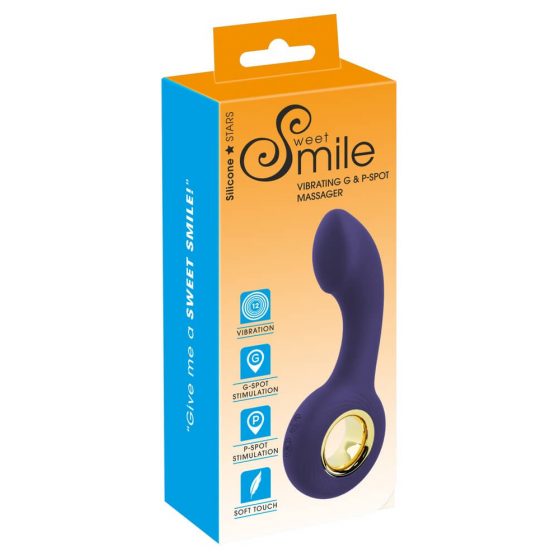 SMILE - ładowalny wibrator punktu G i P (fioletowy)