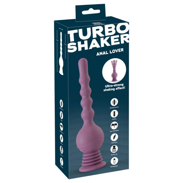 You2Toys Turbo Shaker - fioletowy wibrator analny