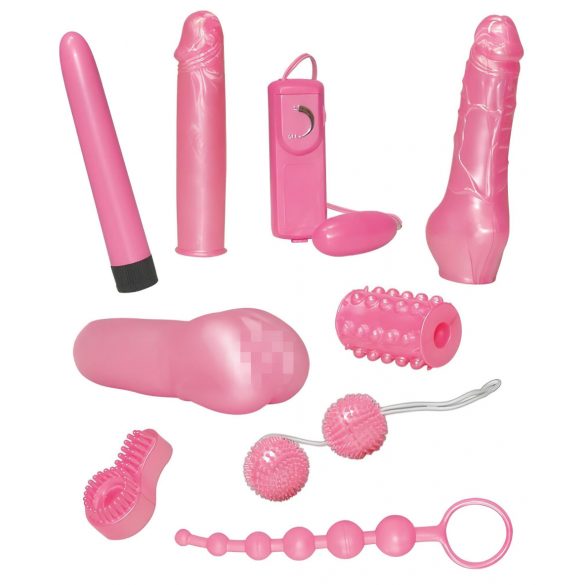 You2Toys - Pink - zestaw wibratorów (9 części) 