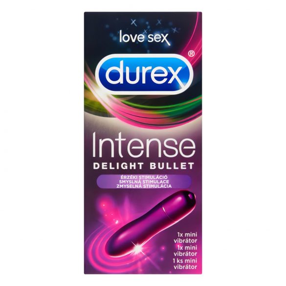 Durex Intense Delight Bullet - mini wibrujący pocisk (fioletowy)