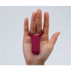   TENGA Smart Vibe - wibrujący pierścień na penisa (czerwony)