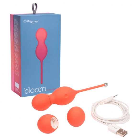 We-Vibe Bloom - kulki gejszy z wymiennymi obciążnikami (pomarańczowy)