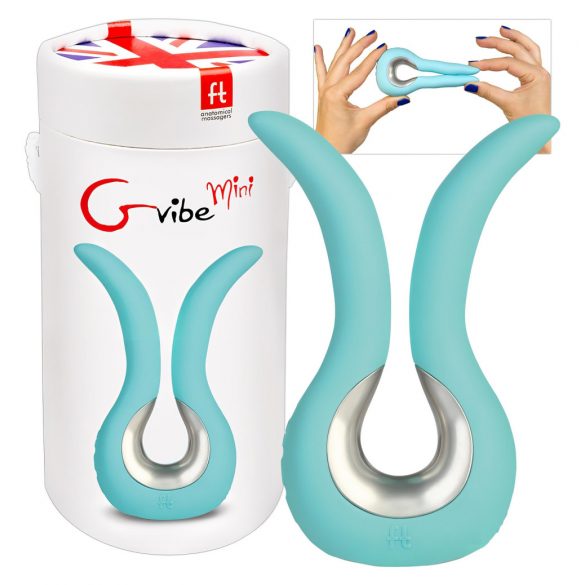 G-vibe Mini - silikonowy wibrator USB (miętowy) 