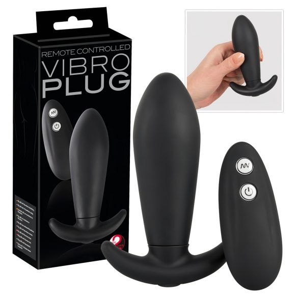 You2Toys - Vibro Plug - radiowy wibrator analny (czarny)