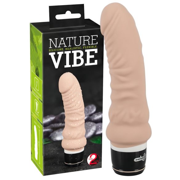 You2Toys - Nature Vibe - silikonowy wibrator (naturalny) 