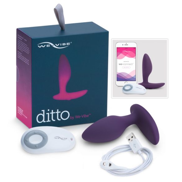 We-Vibe Ditto - ładowalny wibrator analny (fioletowy) 