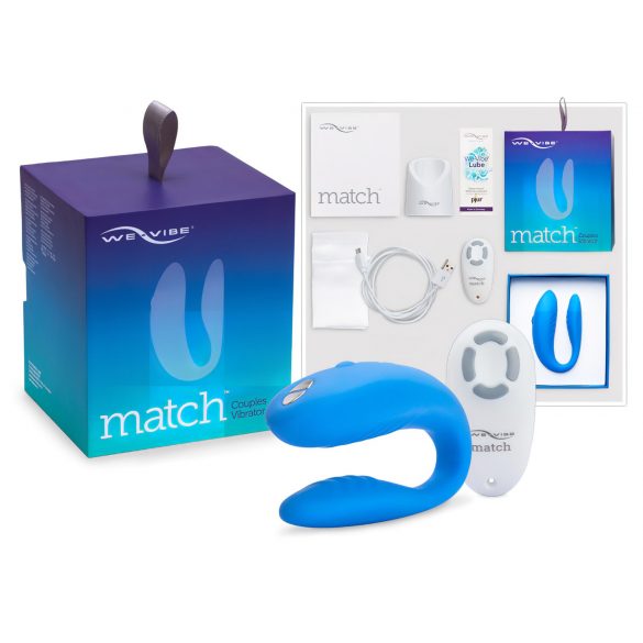 We-Vibe Match - wodoodporny, wibrator dla par (niebieski)