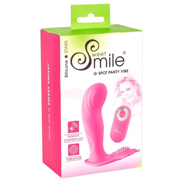 SMILE G-Spot Panty - radiowy wibrujący majteczki (różowe)