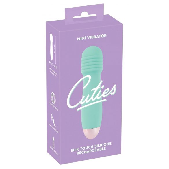 Cuties Mini Wand - ładowalny mini wibrator masujący (zielony) 