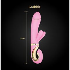   G-Vibe GRabbit - 3-silnikowy wibrator punktu G z możliwością ładowania (różowy)