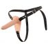 You2Toys - Strap-On - wibrator strap-on z akumulatorem (naturalny) 