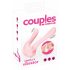 Couples Choice - bezprzewodowy wibrator dla par z dwoma silnikami (jasnoróżowy) 