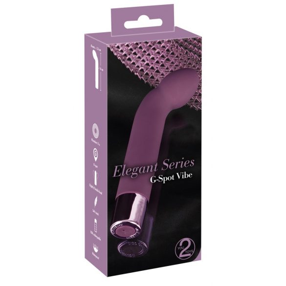 You2Toys Elegant G-spot - zasilany bateryjnie, wodoodporny wibrator punktu G (fioletowy) 