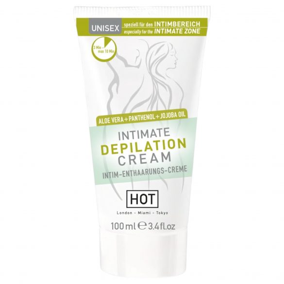 HOT Intimate - krem do depilacji intymnej ze szpatułką (100 ml)