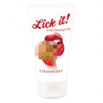 Lick it! - Jadalny lubrykant 2 w 1 - Truskawka (50 ml)