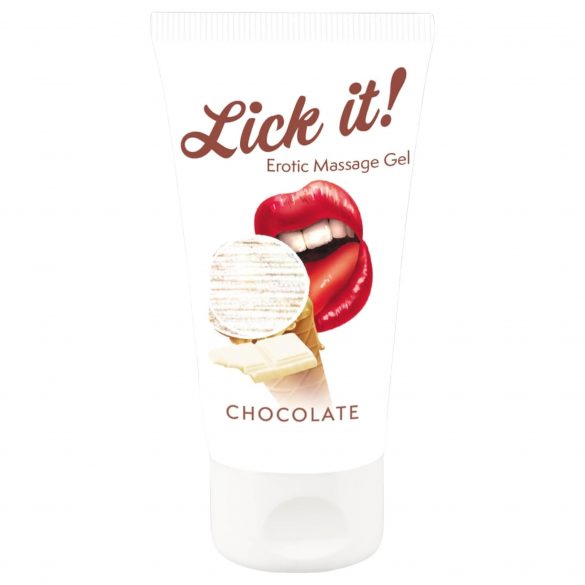 Lick it! - Jadalny lubrykant 2w1 - biała czekolada (50ml) 