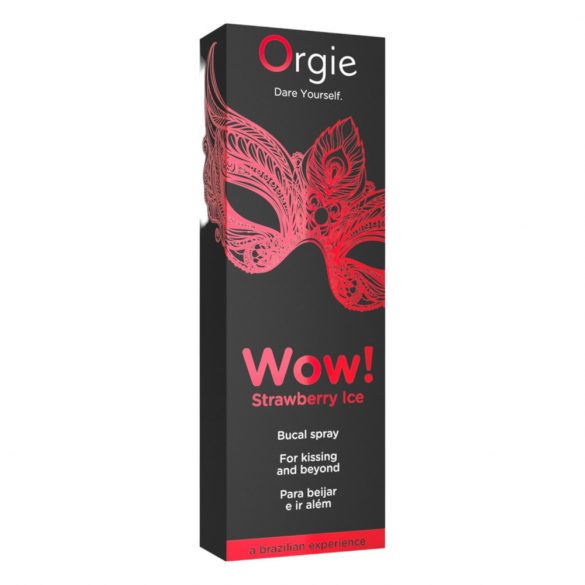 Orgie Wow Strawberry Ice - chłodzący spray do jamy ustnej (10ml) 