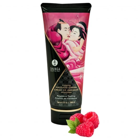 Shunga - krem do masażu - malina (200ml) 