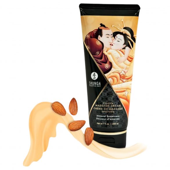 Shunga - krem do masażu - słodki migdał (200ml) 