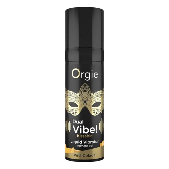 Orgie Dual Vibe - wibrator w płynie - Pinã Colada (15ml) 