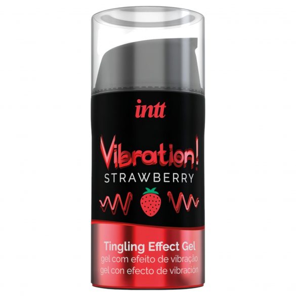 Intt Vibration! - wibrator w płynie - truskawka (15 ml)