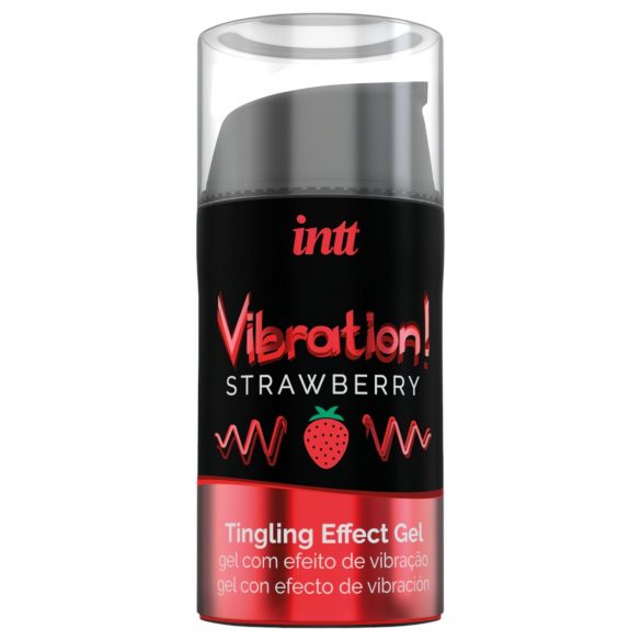 Intt Vibration! - wibrujący płyn - truskawka (15 ml)