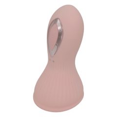   Lonely - ładowalny, wodoodporny wibrator piersiowy z przyssawką (różowy)