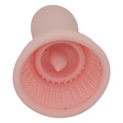   Lonely - ładowalny, wodoodporny wibrator piersiowy z przyssawką (różowy)