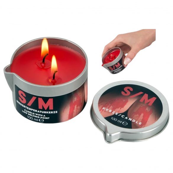 BDSM Candle - parafinowa świeca do ciała (100ml) 