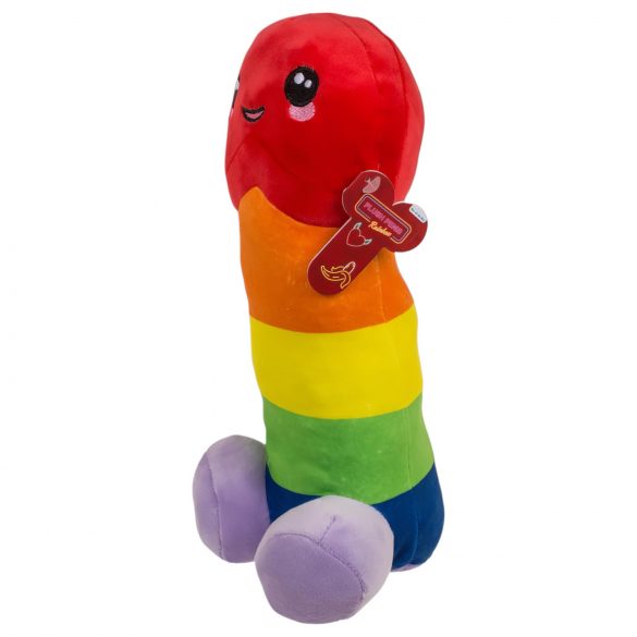 Pluszowy penis - 30 cm (tęcza)