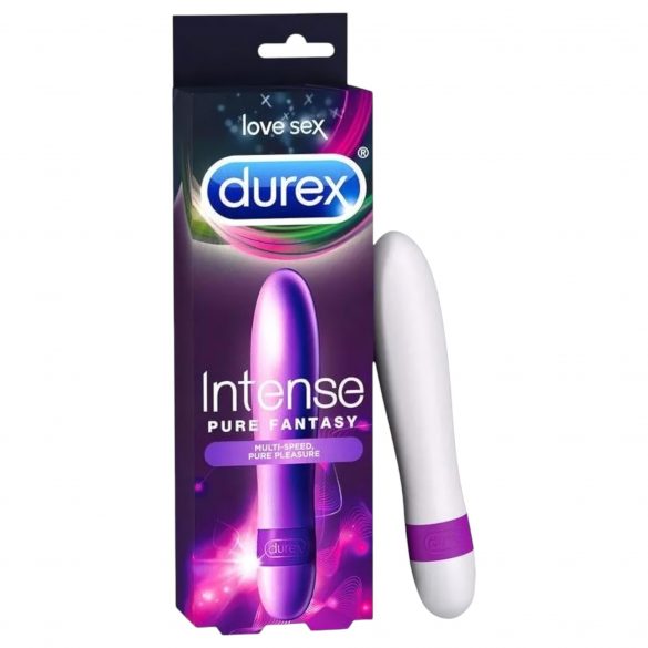 Durex Intense Pure Fantasy - wibrator w kształcie pręta (biały) - 