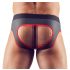 Svenjoyment - otwarte jockstrapy (czarno-czerwone) - M