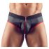 Svenjoyment - otwarte jockstrapy (czarno-czerwone) - M