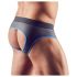 Svenjoyment - otwarty jockstrap (czarno-niebieski) - L