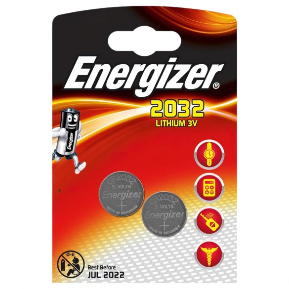 Ogniwo guzikowe Energizer CR2032 (2 szt.) 