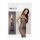 / NO:XQSE - Bodystocking z wzorem po bokach - czarny