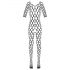 Cottelli - siateczkowe bodystocking (czarne) - S-L