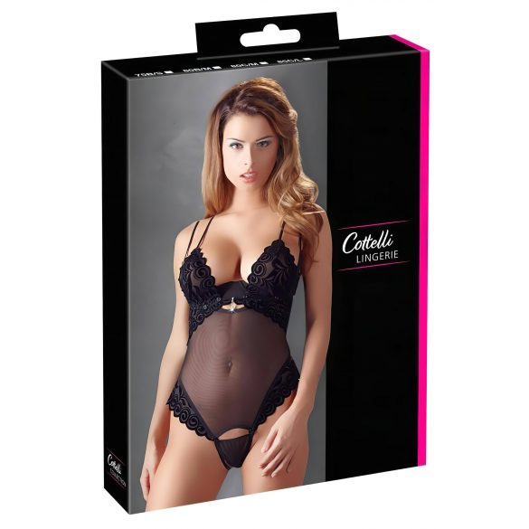 Cottelli - Aksamitne, zmienne body (czarne) - 80B/M