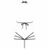 Obsessive - Body harness body (czarny) - S/M 