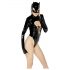 Black Velvet - długoręki body Batwoman (czarne) - M