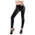 LATEX - leggingsy z zamkiem (czarne) - S