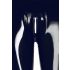 LATEX - leggingsy z zamkiem (czarne) - S