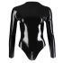 LATEX - body damskie z długim rękawem (czarny)  - M