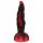 OgazR Hell Dong - przyssawkowy rowkowany dildo - 20 cm (czarno-czerwony)