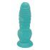 OgazR Sea Serpent - rowkowane dildo z zaciskiem - 17 cm (niebiesko-biały) 