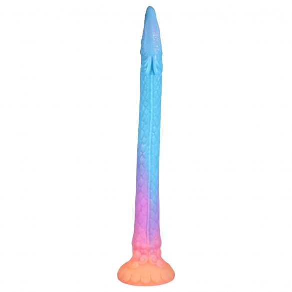 OgazR XXL Eel - fluorescencyjne dildo analne - 47 cm (różowy) 