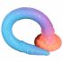 OgazR XXL Eel - fluorescencyjne dildo analne - 47 cm (różowy) 