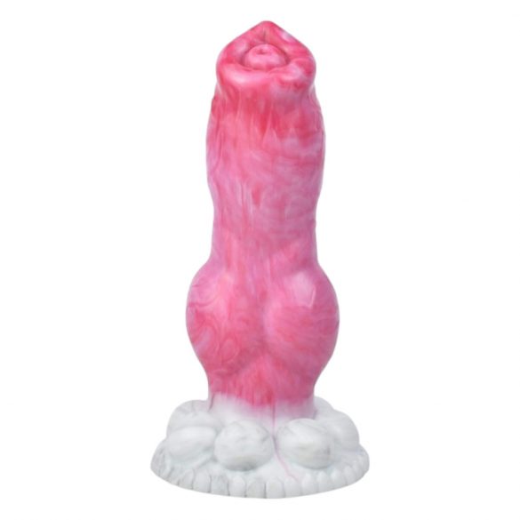 Animalorny Buldog - dildo z penisem dla psa - 17cm (różowy) 